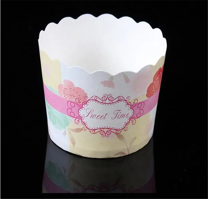 50 шт./лот бумажная чашка для маффинов кексов маленький размер диаметр 6 см