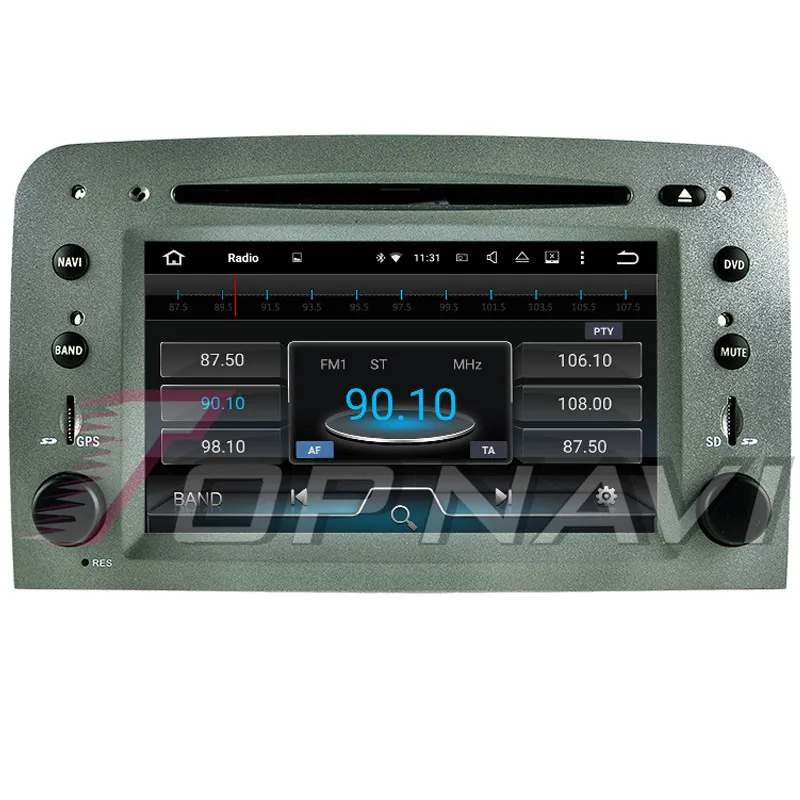 Topnavi Android 10 0 Восьмиядерный автомобильный DVD плеер для Alfa Romeo147:2005 Romeo GT:2007 Стерео GPS
