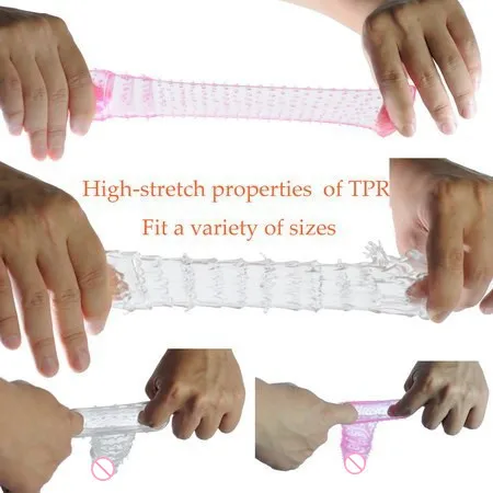 Увеличение пениса для мужчин t петух рукав многоразовый презерватив задержки