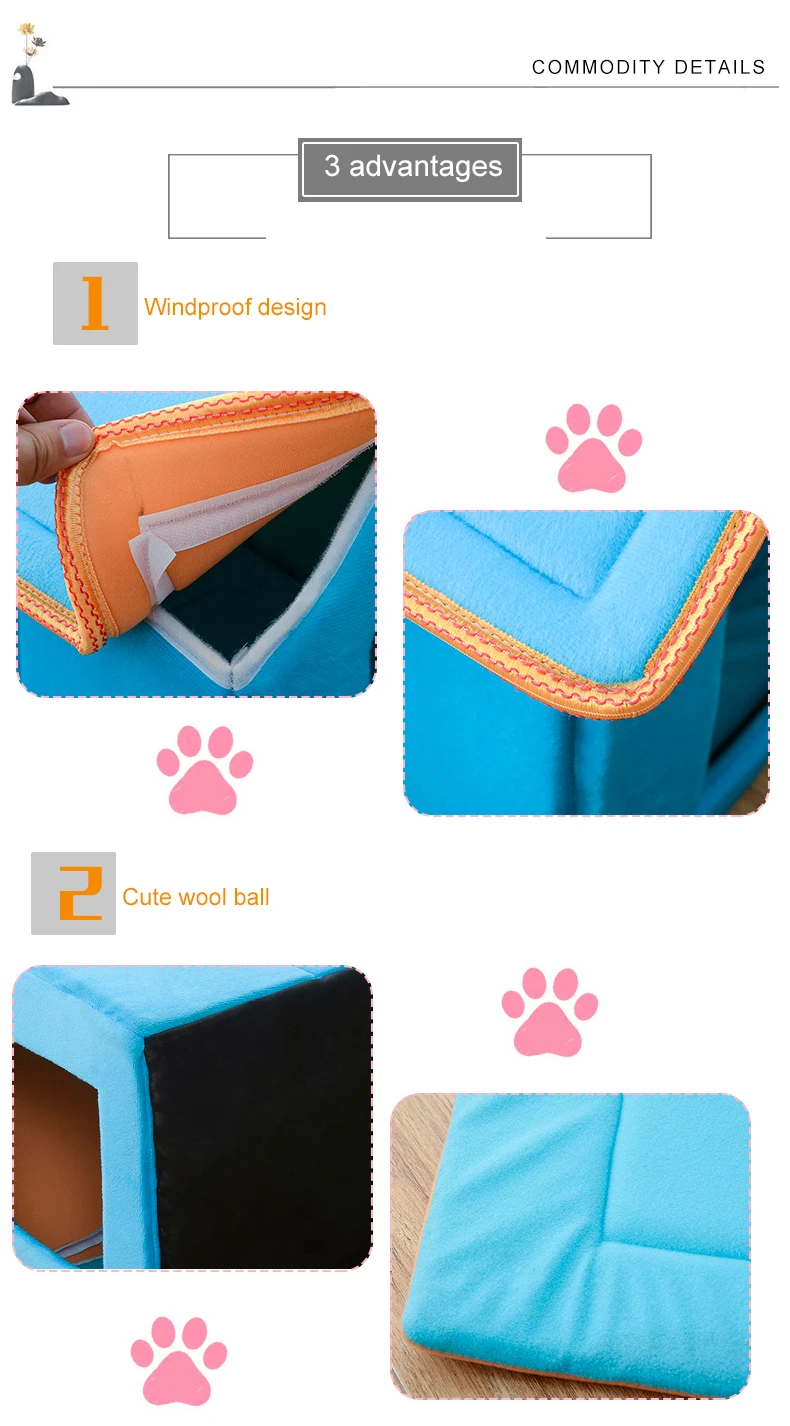 HEYPET кошка кровать домик для домашних животных мягкий короткий коралловый флис коврик для кошек кровать для маленьких собак кошки гнездо зимний теплый спальный дом принадлежности