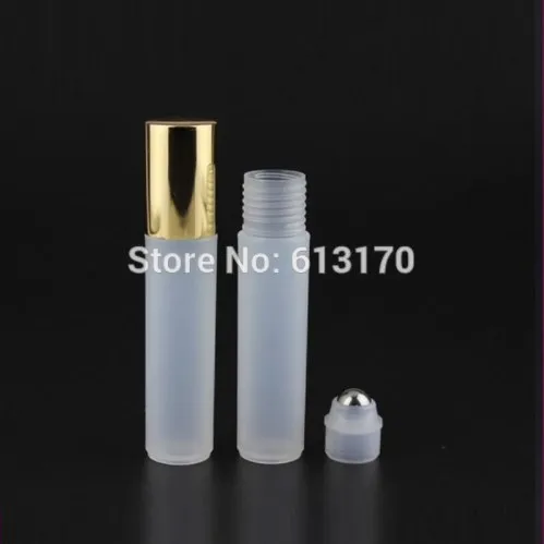 

10ml Roller Bottles,Clear,Steel bead,Empty Roll on Bottle for Essential Oil,Perfume,Mini Sample Vials Cosmetic Packing