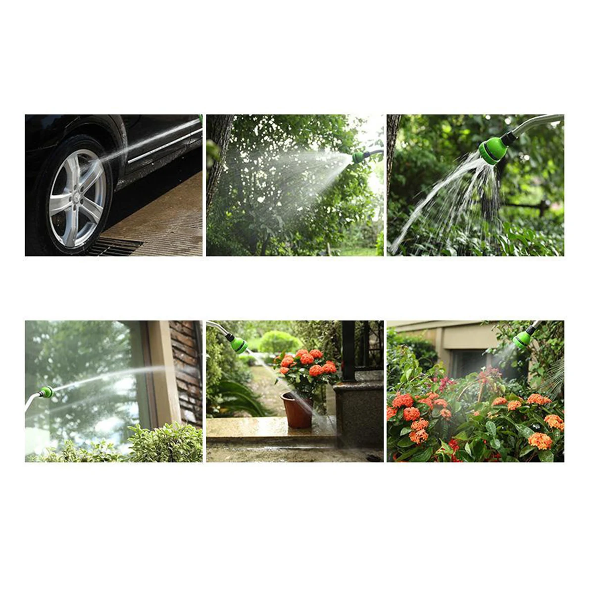 1 шт. высокого давления шайба насадка для садового шланга анти утечки 8 моделей