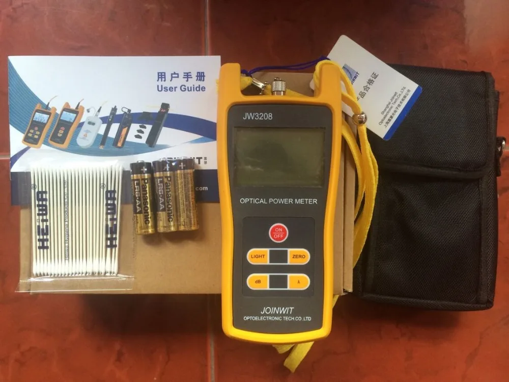 Fiber Optical Multimeter -70~+6dBm JW3208A High Precision Power Meter and JW3109 Light Source 1310/1550nm | Мобильные телефоны и