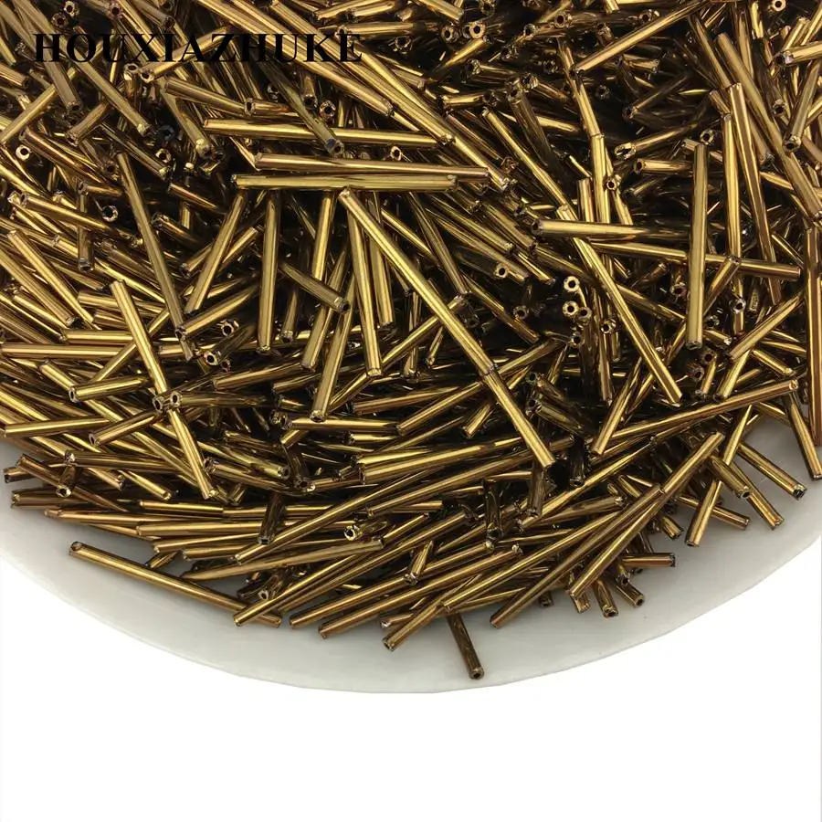 Стеклянные бусины для украшения одежды ручной работы длина 30 мм диаметр 2 мм|beads