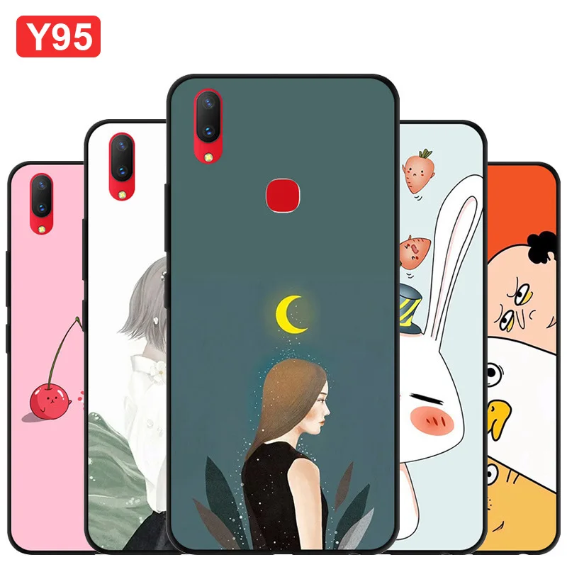 ДЛЯ Vivo Y95 чехол VivoY95 Мягкий ТПУ силиконовый для задней панели телефона 6 22 ''для