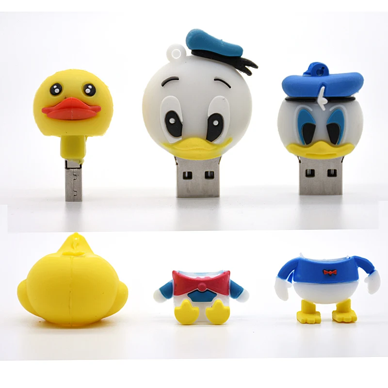 Usb флеш накопитель с изображением милой утки собаки 4 ГБ 8 16 32 64 ГБ|u disk|usb flash drive