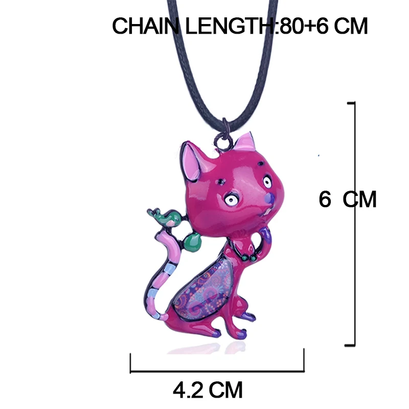 D &amp Rui Женская бижутерия ожерелье животное кошка птица животные подвеска