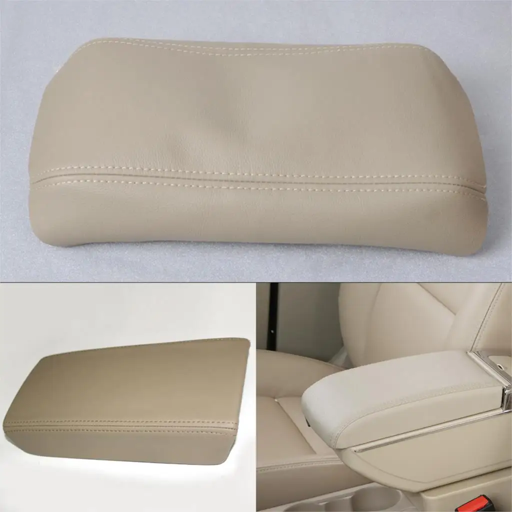 CITALL Авто DIY бежевая кожа передняя консоль покрытие подлокотника украшение для Honda Accord 2003 2004 2005 2006 2007