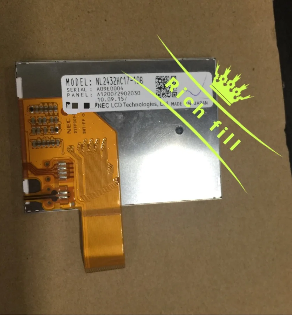 2 7 дюймовый NL2432HC17 10B TFT ЖК экран с сенсорным экраном Бесплатная доставка|ЖК-экраны