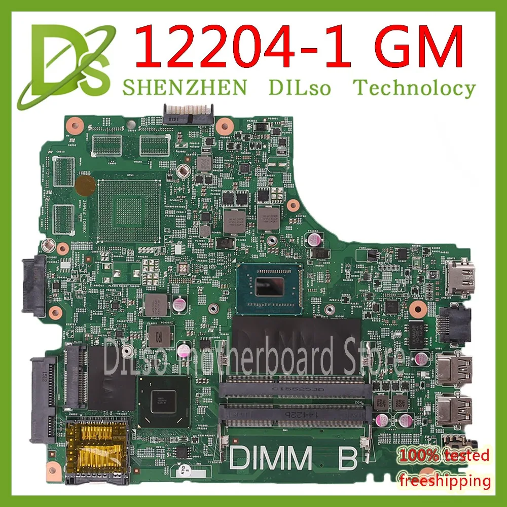 

KEFU 12204-1 для Dell INSPIRON 2421 3421 5421 материнская плата для ноутбука CN-07GDDC 12204-1 с двухъядерным процессором оригинальная тестовая материнская плата