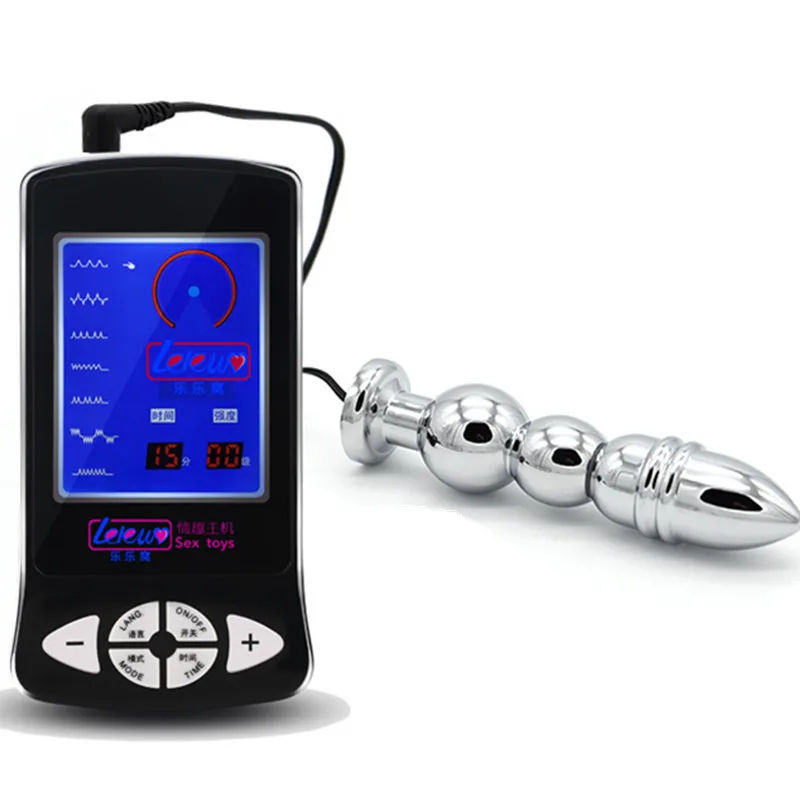 Электро шоковая терапия устройство унисекс 135 мм нержавеющая сталь Анальная