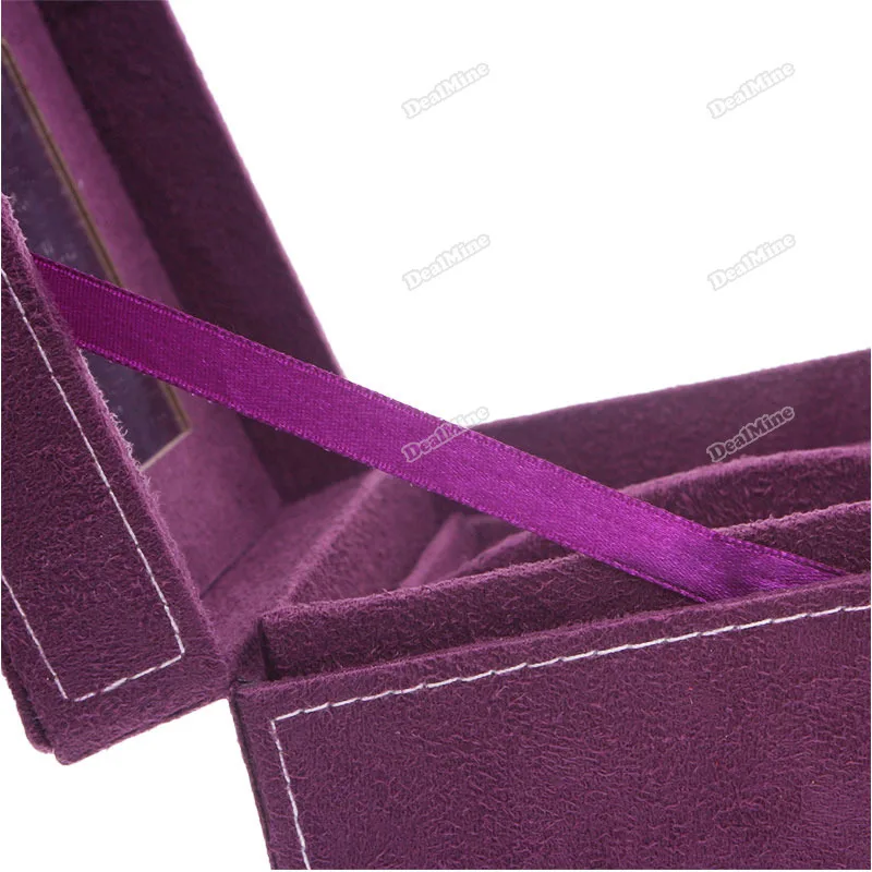 dealmine Festival! Classic Elegant 3 Tier Organizer Holder Jewelry Ring Necklace Storage Box Case popular|box bottle|box trolleycase smartphone |