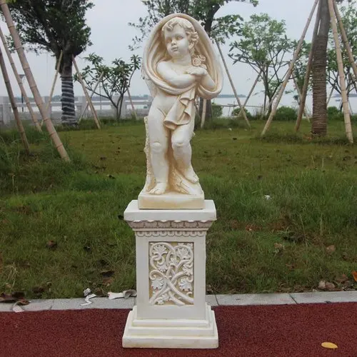 Европейский стиль домашний креативный ангел фигурка скульптура размещение частей садовые украшения украшение ручной работы украшения-фурнитура - Цвет: Темно-бордовый