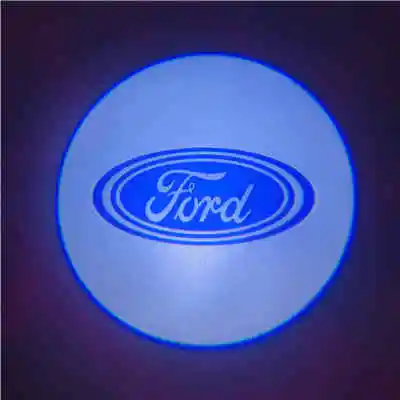 Ford Автомобильное зеркало заднего вида лазерный проектор логотип теневой светильник Добро пожаловать лампа для FORD F-150 EDGE Explorer Mondeo Телец Эверест рейнджер - Испускаемый цвет: Ford