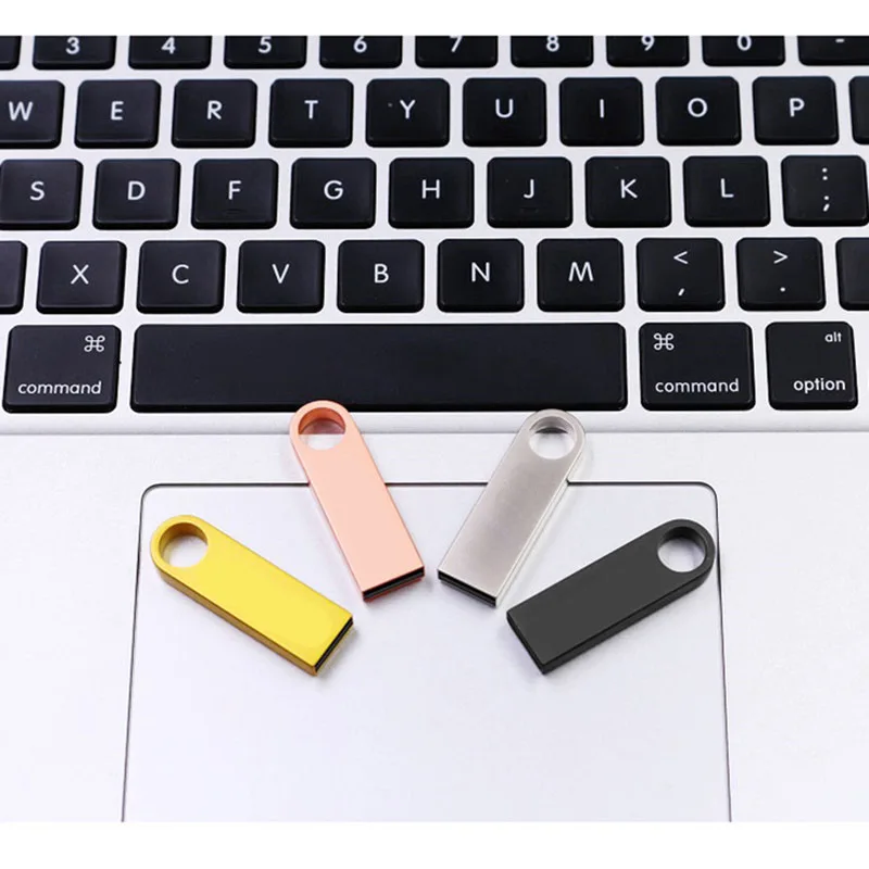 BRU 16 ГБ USB флеш накопитель мини металлический золотой водонепроницаемый Флешка
