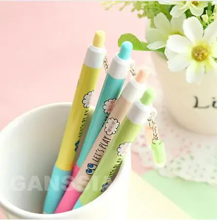 1 шт./лот милая стираемая гелевая ручка 0 5 мм веселые студенческие ручки Обучающие