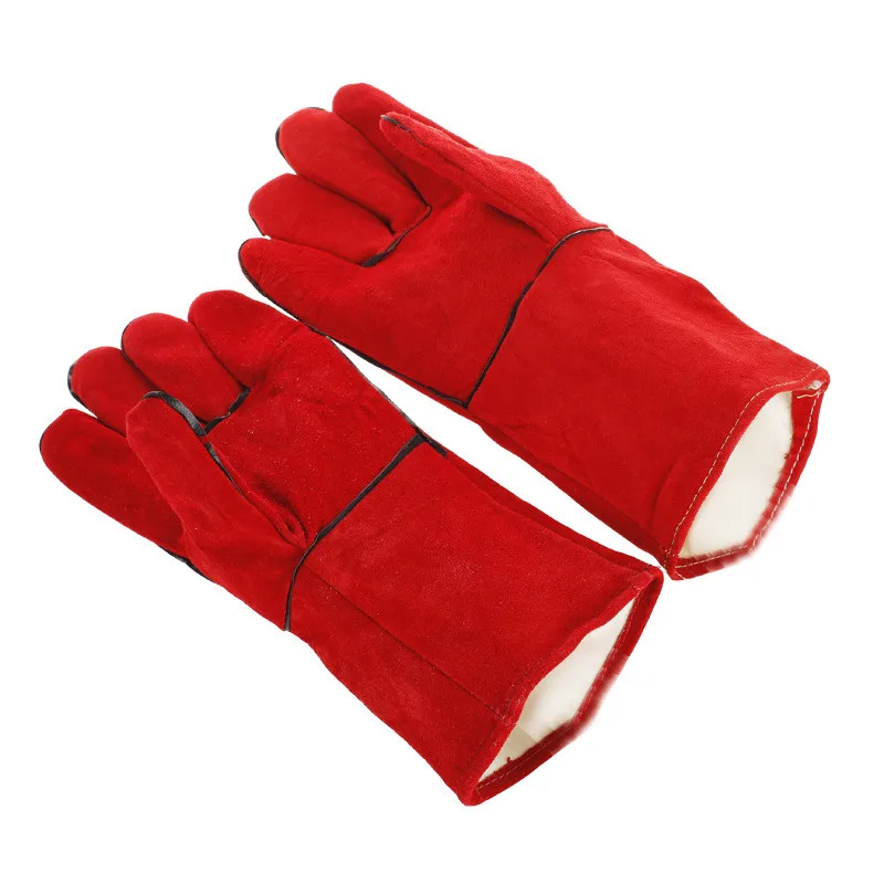 Сварочные перчатки из воловьей кожи электрические кожаные сварочные защитные