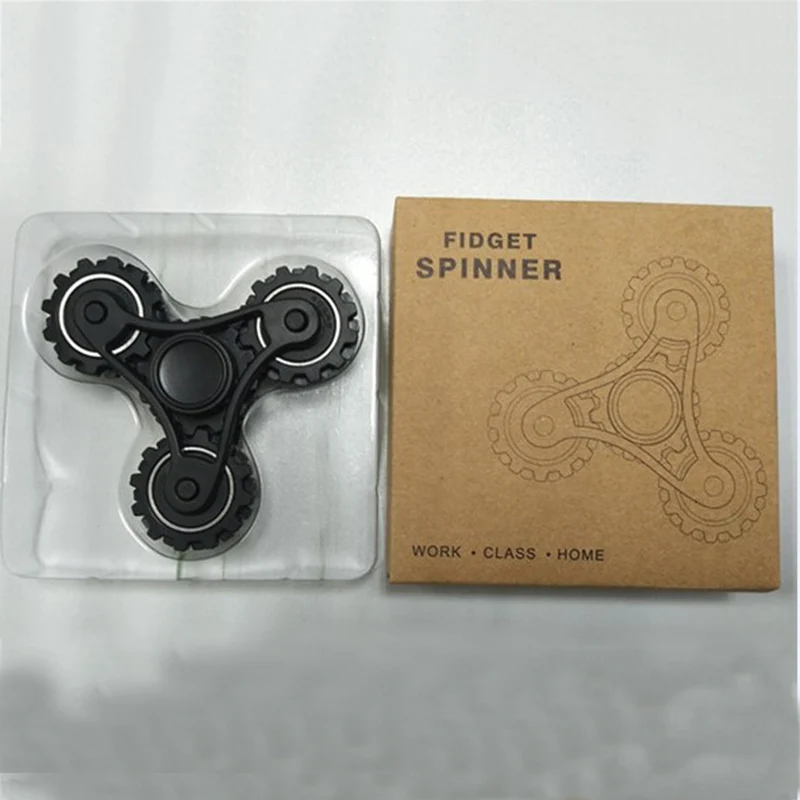 2017 ABS High Quality EDC Spinner Fidgets Gear Hand For Autism And ADHD Rotation Time Long Anti Stress Toys | Игрушки и хобби