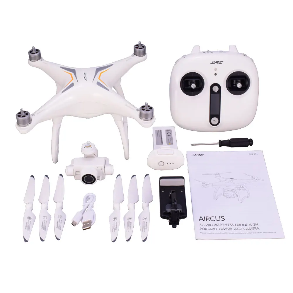Original JJRC X6 Aircus 5G WIFI FPV HD 1080P Wide Angle Camera GPS Stabilizing Gimbal Brushless RC Drone