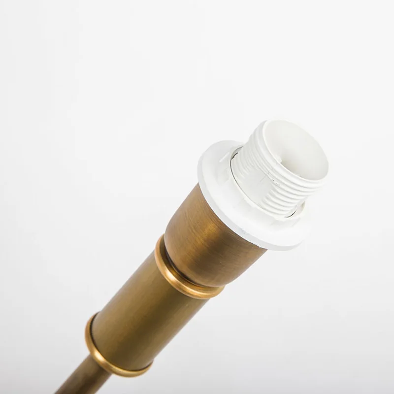 Современный настенный светильник из настоящей меди настенные бра тканевый