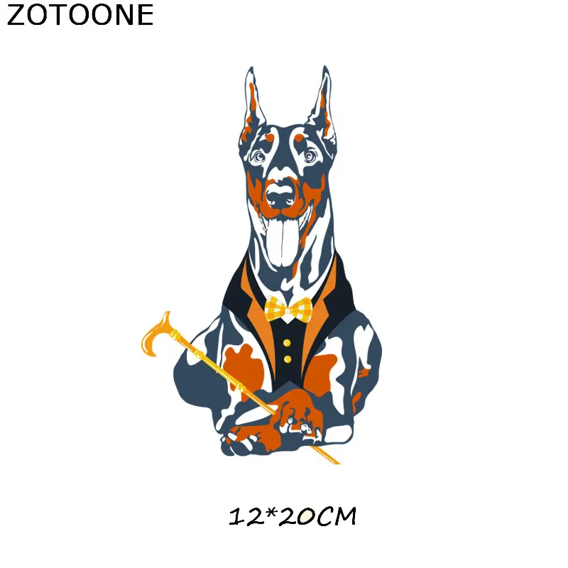 172 ZOTOONE/милые животные, нашивки с полосками, набор, железные Переводные нашивки в форме собак для девочек, детская футболка, одежда, сделай сам, переводные наклейки, G - Цвет: 172