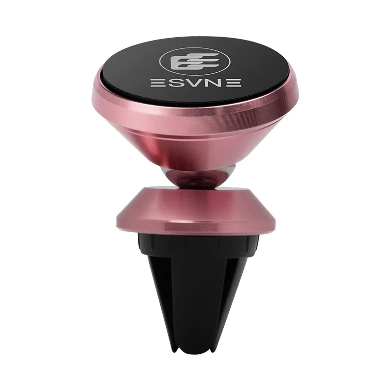ESVNE-TFK-Rose Gold ESVNE универсальный магнитный держатель для телефона на вентиляционное отверстие/Настольная подставка для мобильного телефона, автомобильный держатель для iPhone 6 7 XR, поддержка сотового телефона - Цвет: ESVNE-TFK-Rose Gold