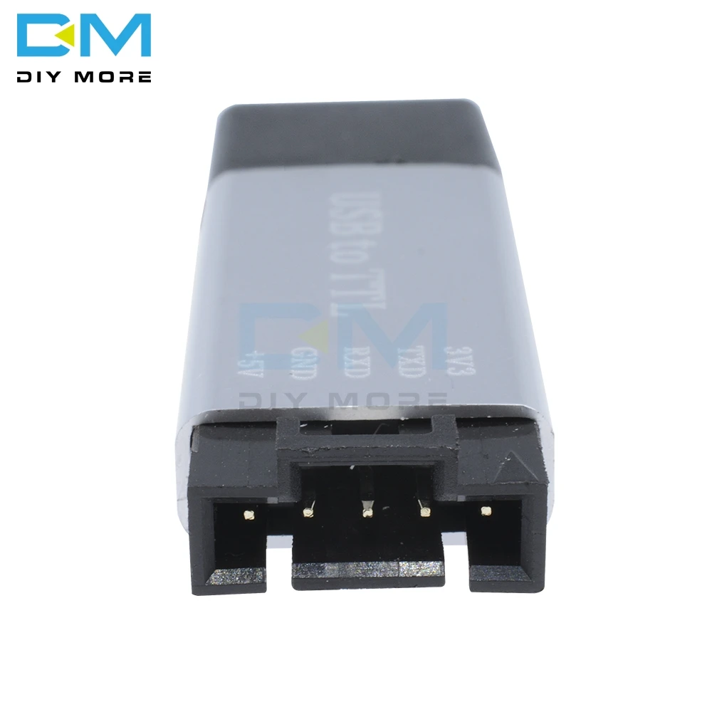 Алюминиевый корпус CP2102 12 Мбит/с USB 2,0 к ttl UART модуль 5Pin последовательный преобразователь STC Замена FT232 модуль 5 В/3,3 В Тип A металлический чехол