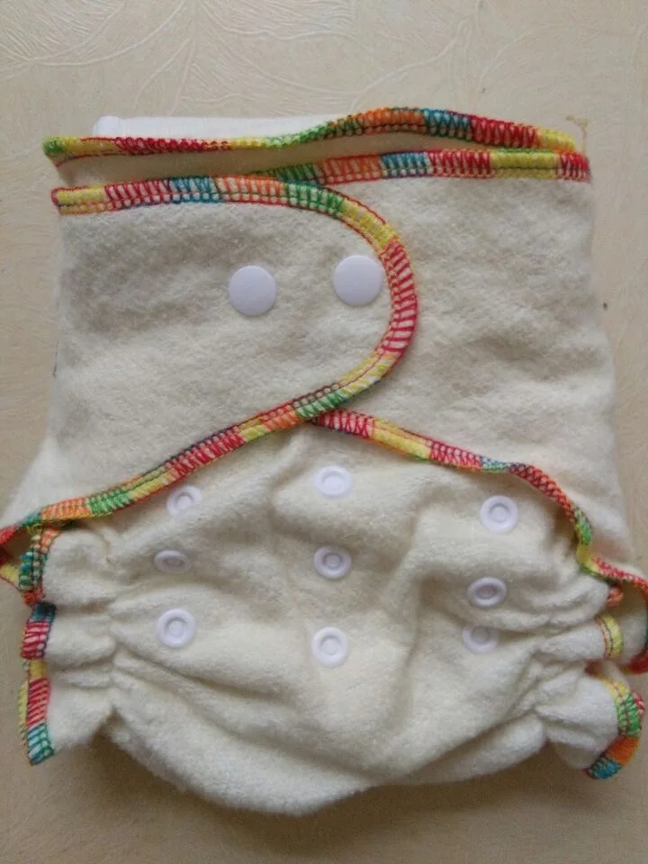 Free Shipping Cloth Diapers Hight Quality Hemp/Organic Cotton Fitted Cloth Diaper & TWO Inserts One Size Fits BOY AND Girl