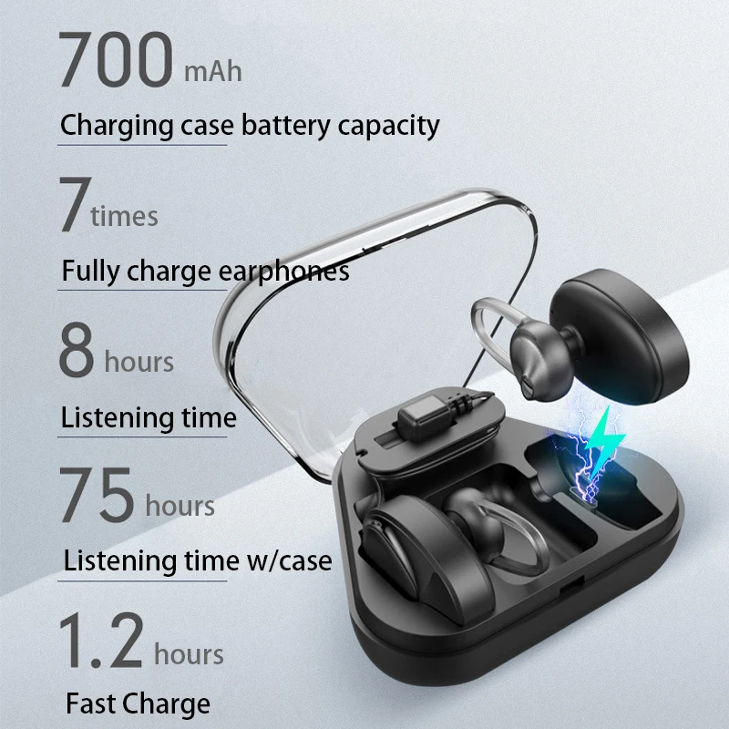 2019 беспроводные наушники Bluetooth спортивные с шейным ремешком водонепроницаемые TWS
