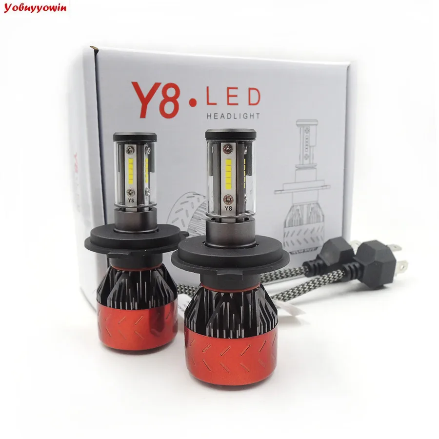 

H4/9003/HB2 Hi/Lo LED Headlight Bulbs Hi/Lo Beam Auto Headlamp Dual Beam Car Headlight 160W 6000K 18000LM Super Bright ZES Chips
