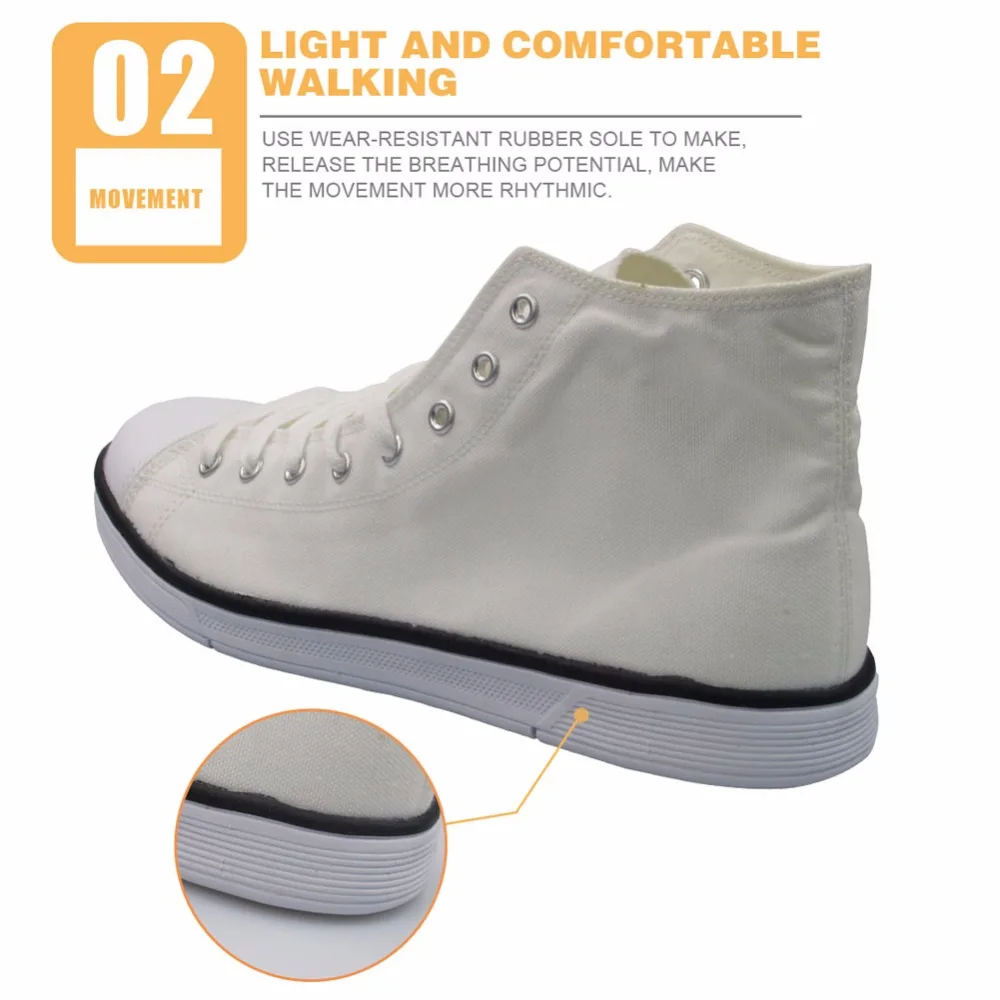 FORUDESIGNS Женская парусиновая обувь камеры дизайн женские высокие