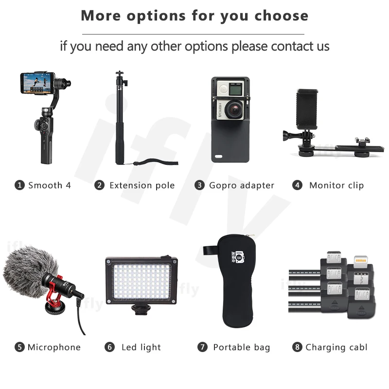 Zhiyun Smooth 4 3-х осевой стабилизатор гироскопа Q для смартфонов iPhone X Экшн-камера gopro4/5/6 pk гладкая Q DJI osmo 2