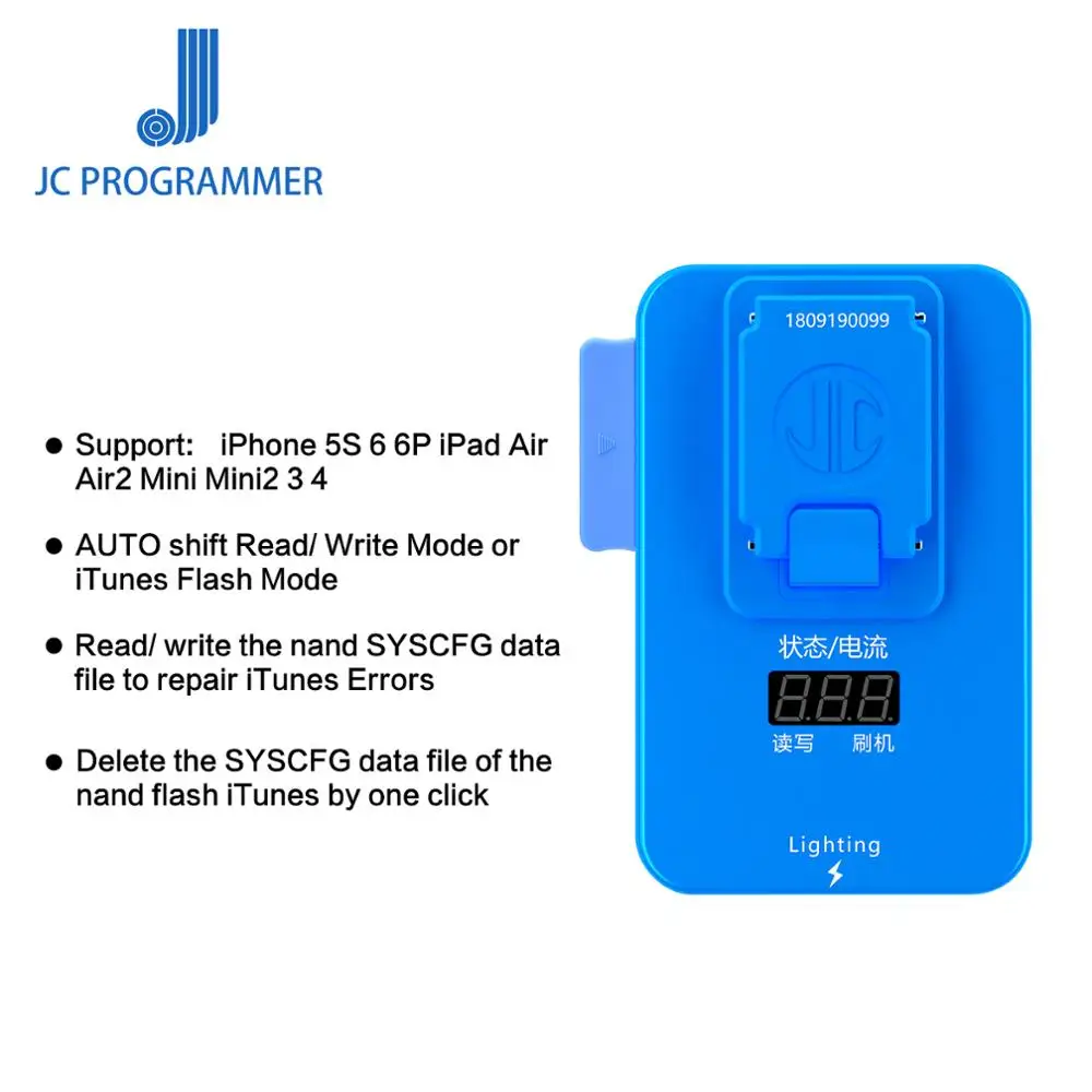 JC Pro1000s 64BIT iPad Nand ремонт инструмента тестирования для iPad Air Air2 мини Mini2/3/4, iPhone 5S/6/6 P