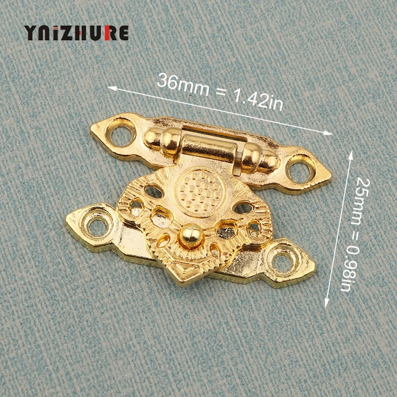 2 шт. антикварный цинковый замок шкатулка для украшений из сплава Засов