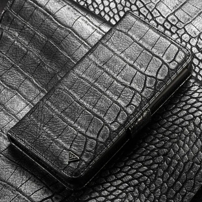 WHATIF кожаный чехол-кошелек для iPhone XS, XR, XS, Max, узор «крокодиловая кожа», Модный женский флип-чехол для iPhone XS, Max, Xr, Xs, сумка для телефона