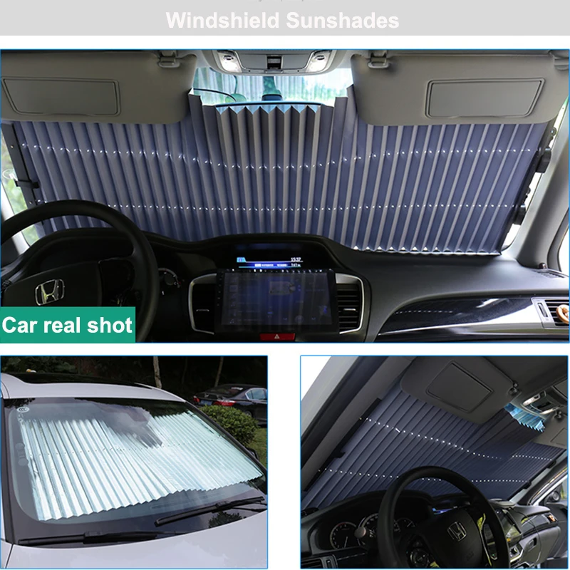 

For Audi A6 A8 Q5 Q7 S5 46CM/65CM/70CM Upgarde Retractbale SUV MPV Truck Car Front Windshield Sunshade Rear Window Visor Curtain