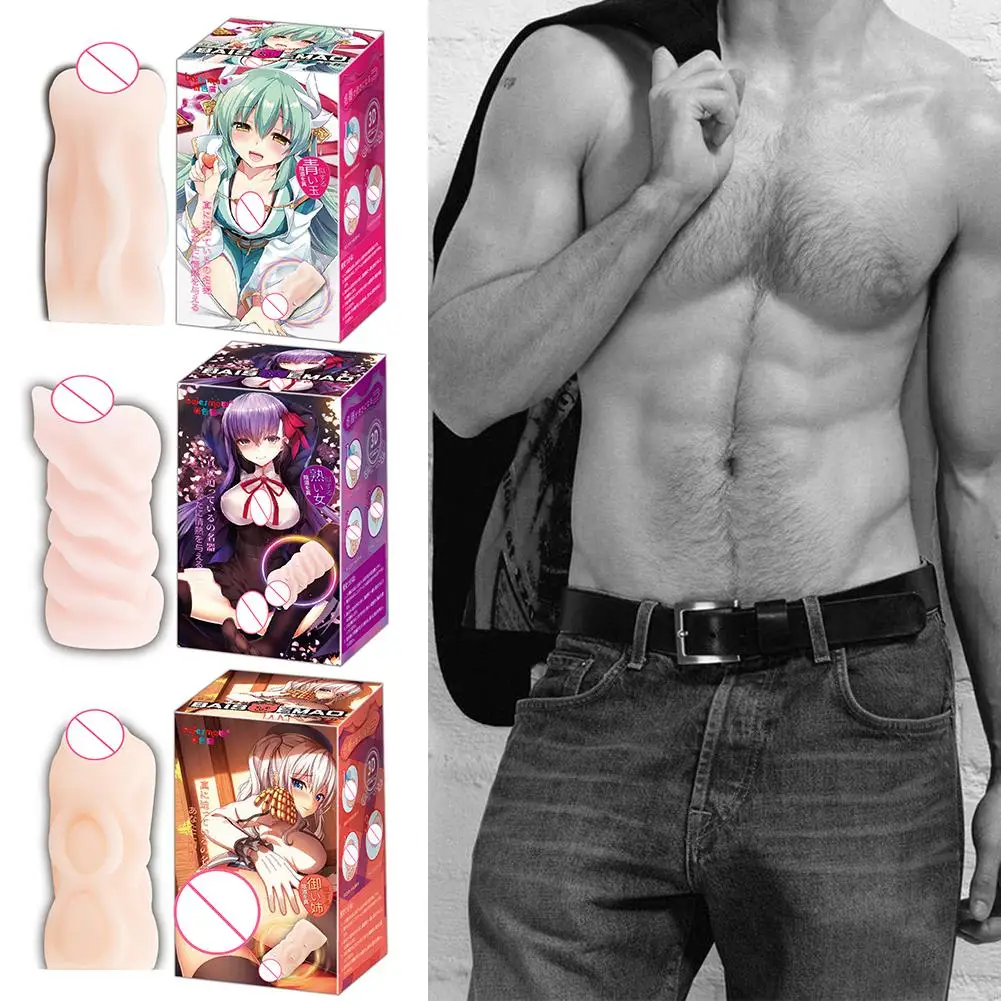 Известное аниме Силиконовое карманное литье для мужской мастурбации TPR секс