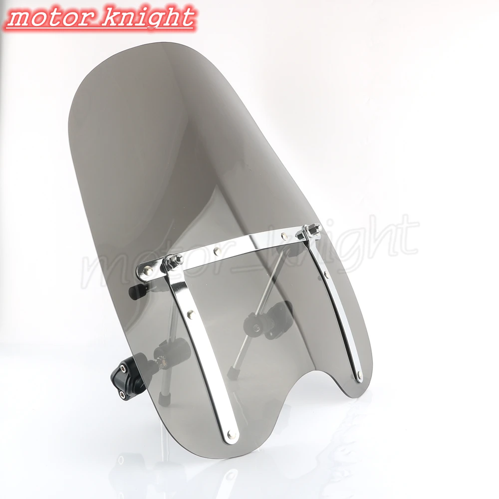 7/" и 1" Универсальный лобовое стекло мотоцикла для Harley Davidson Honda Suzuki Yamaha Dyna Fatboy