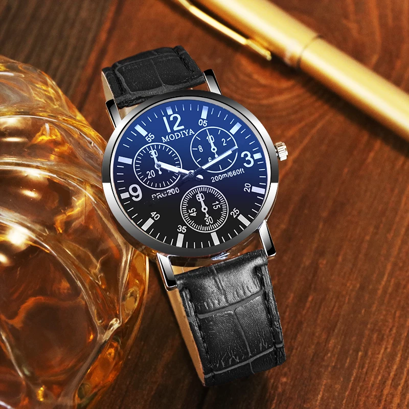 

Men's Watch Luxury Fashion Leather Men Watches Wrist Watches Men's Clock Sports Watch Men Relogios Masculino erkek kol saati