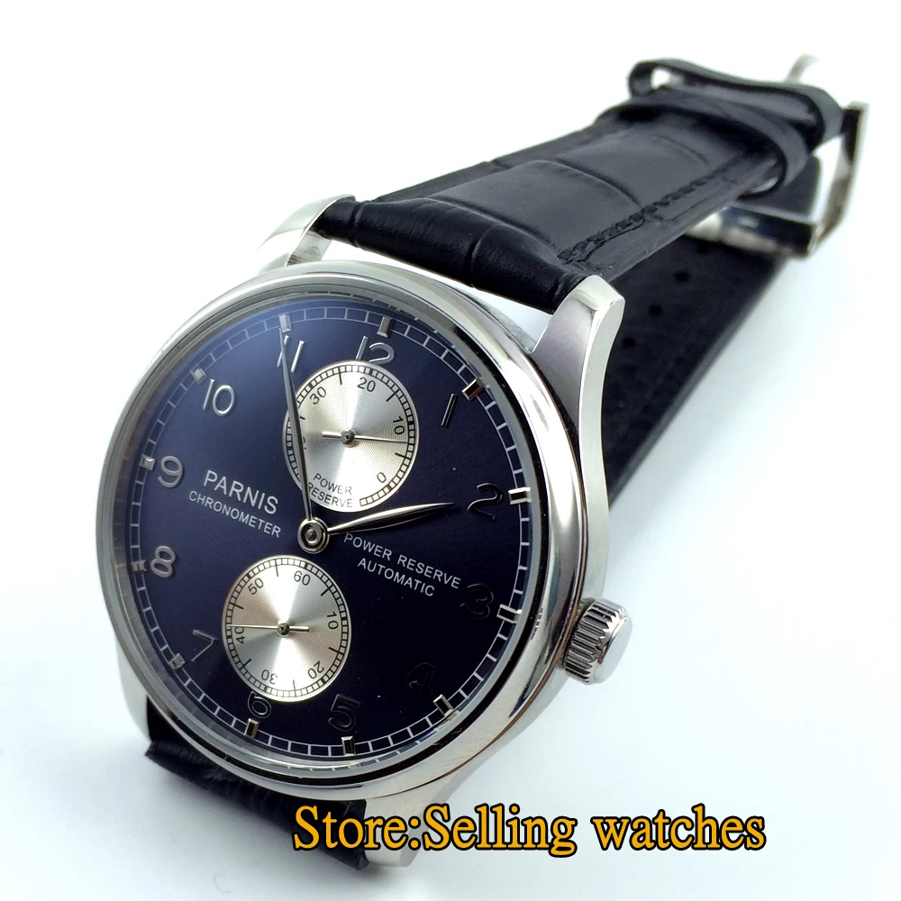 Мужские часы parnis с синим циферблатом 43 мм|watch men|watch men watchwatch watch |