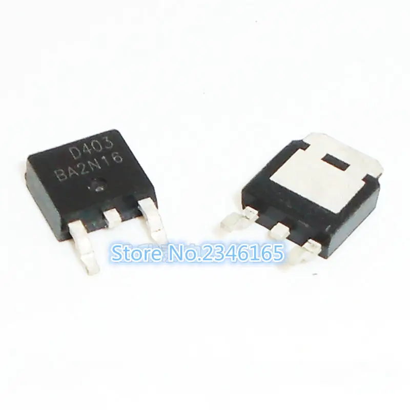 10 шт. AOD403 TO 252 D403 TO252 30V 85A P канал MOSFET|Интегральные схемы| |