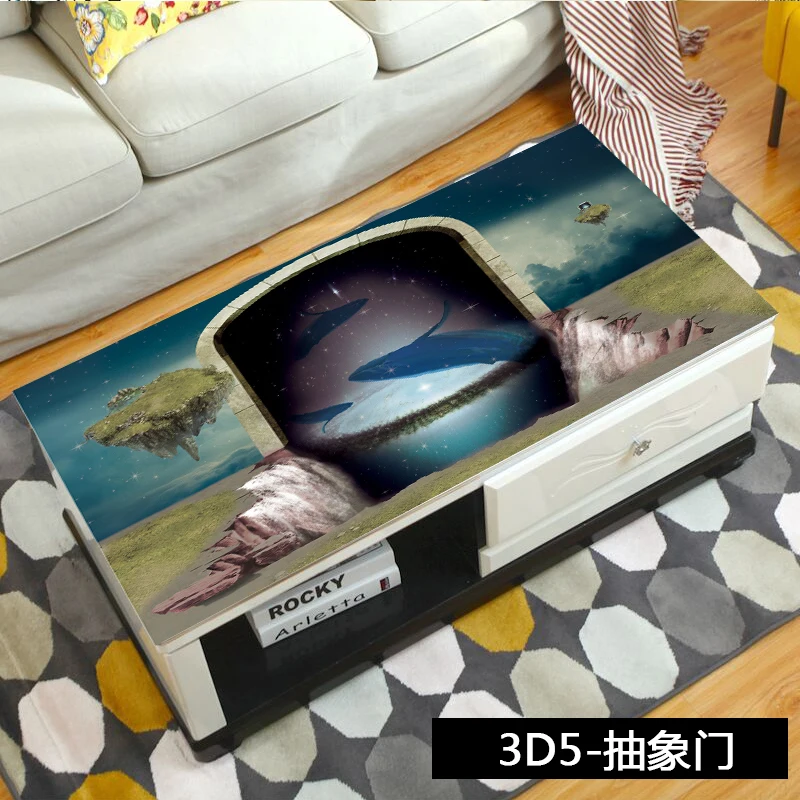 X 25 цветов 1,5 мм 3D скатерть геометрический абстрактный художественный ПВХ покрытие для стола водонепроницаемый маслостойкий современный классный домашний декор фото фон - Цвет: X