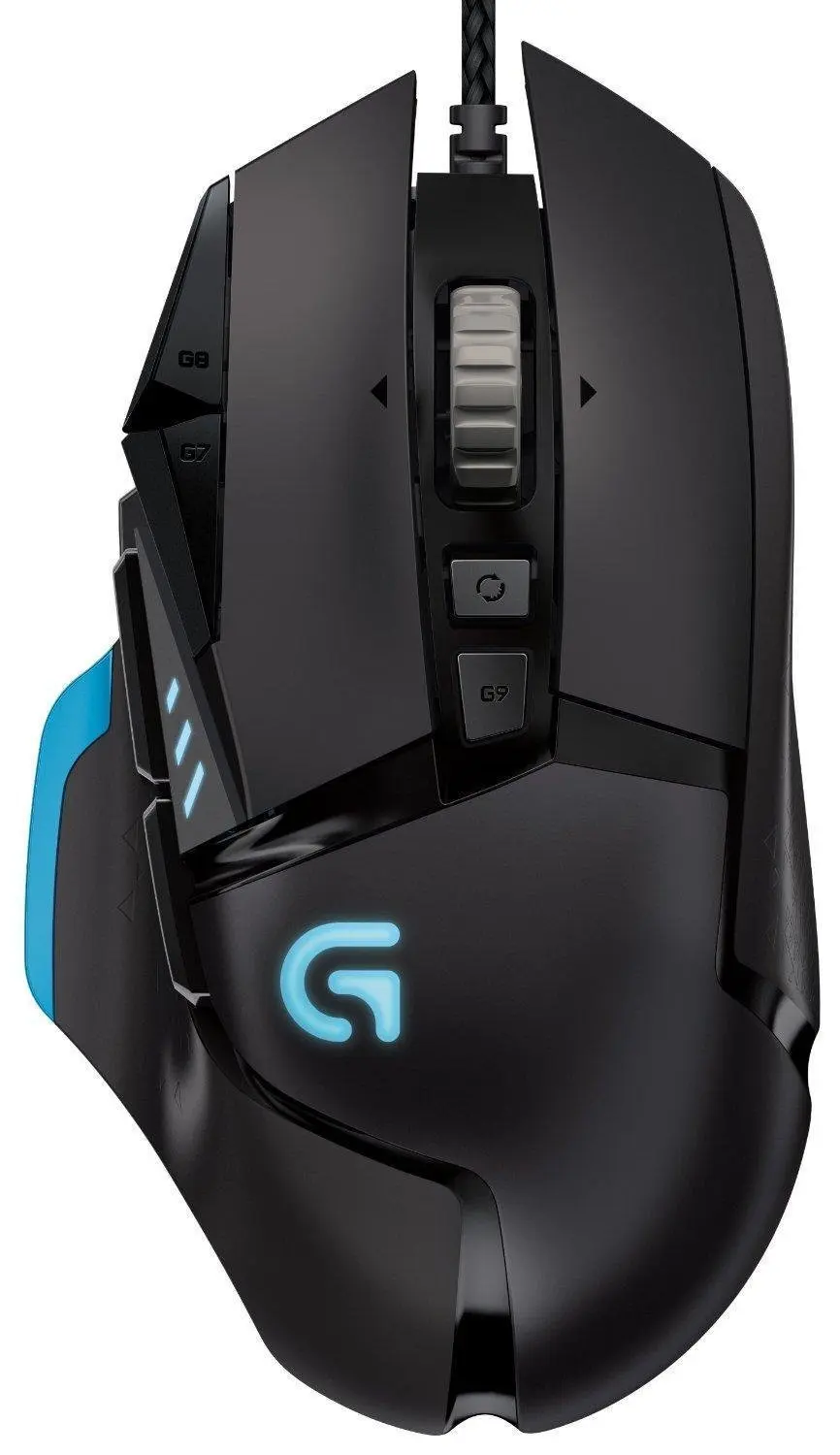 

Профессиональная игровая мышь Logitech G502, поддержка многокнопочного программирования, rgb-мышь 12000 точек/дюйм, весовой стол для PUBG CSGO FPS