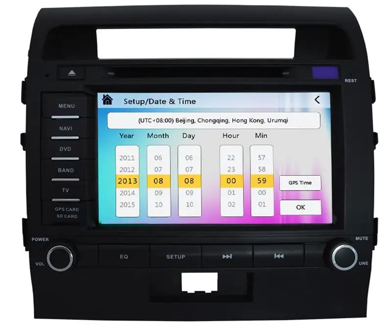 Автомобильный DVD плеер 8 дюймов с GPS(opt) аудио Радио стерео BT мультимедийный для Toyota