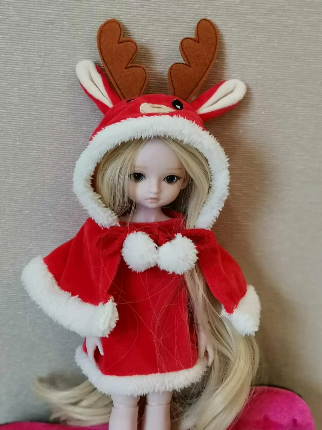 Новые куклы BJD для девочек на Рождество пластиковые 30 см Распродажа с платьем