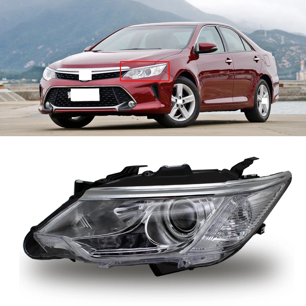 CAPQX для Camry передний головной светильник, налобный светильник, светильник для бега, дневной фонарь, Головной фонарь в сборе