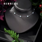 Ожерелье с кулоном из фианита круглой формы для невесты, модные свадебные украшения, бесплатная доставка, P03