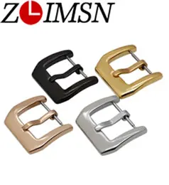 ZLIMSN 316L ремешок для часов из нержавеющей стали спортивный браслет плоский конец двойной кнопочный застежка Военная Relogio 18 20 22 24 мм