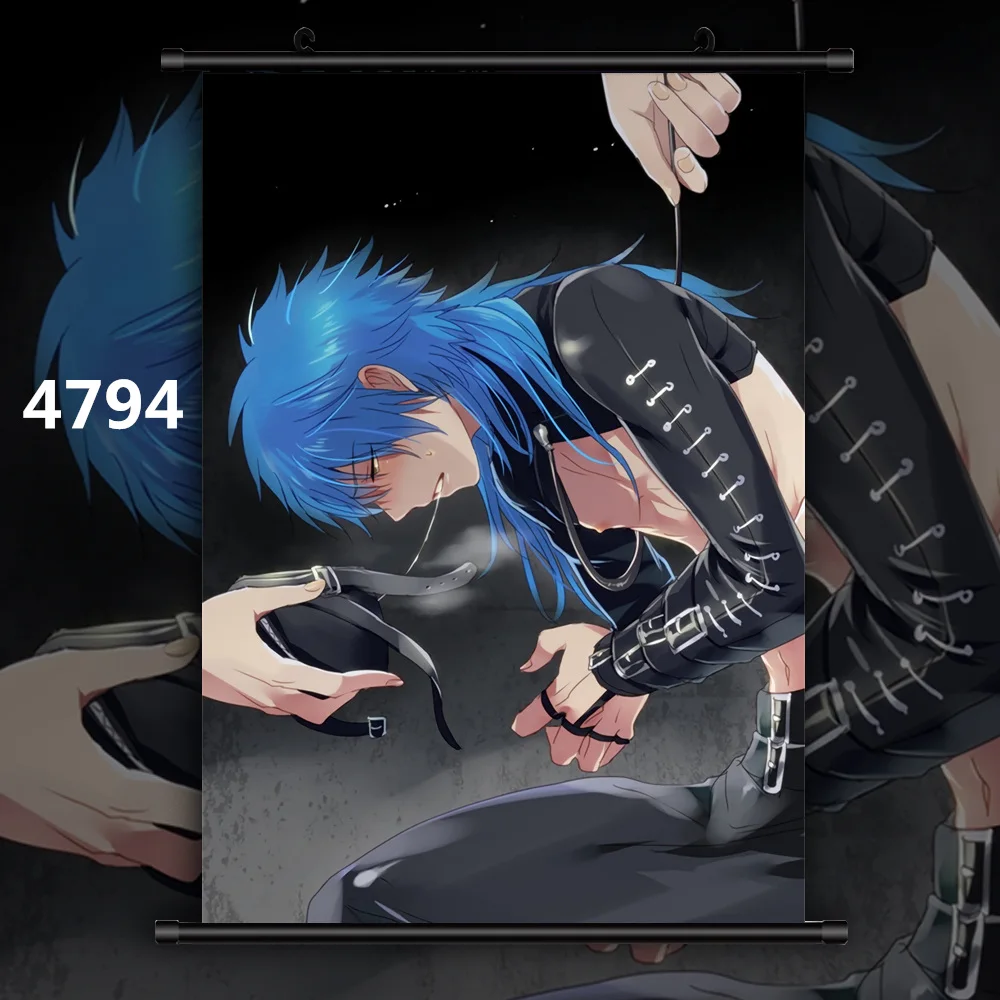 4794 Драматическое убийца серагаки Aoba Noiz Koujaku Аниме Манга настенный плакат прокрутки - Цвет: 4794