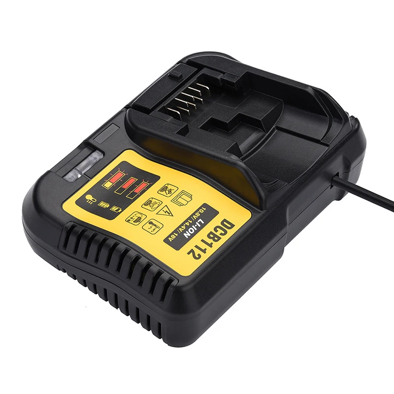 Зарядное устройство 2 а для аккумуляторов Dewalt 18 в DCB112 10 8 20 Li Ion DCB105 DCB205 аксессуары